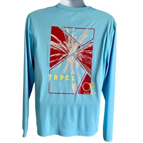 Ocean Pacific OP Long Sleeve Graphic Tee Men's Medium - Picture 7 of 8